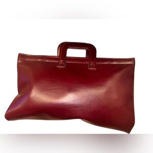 Vintage samsill portfolio briefcase full grain leather